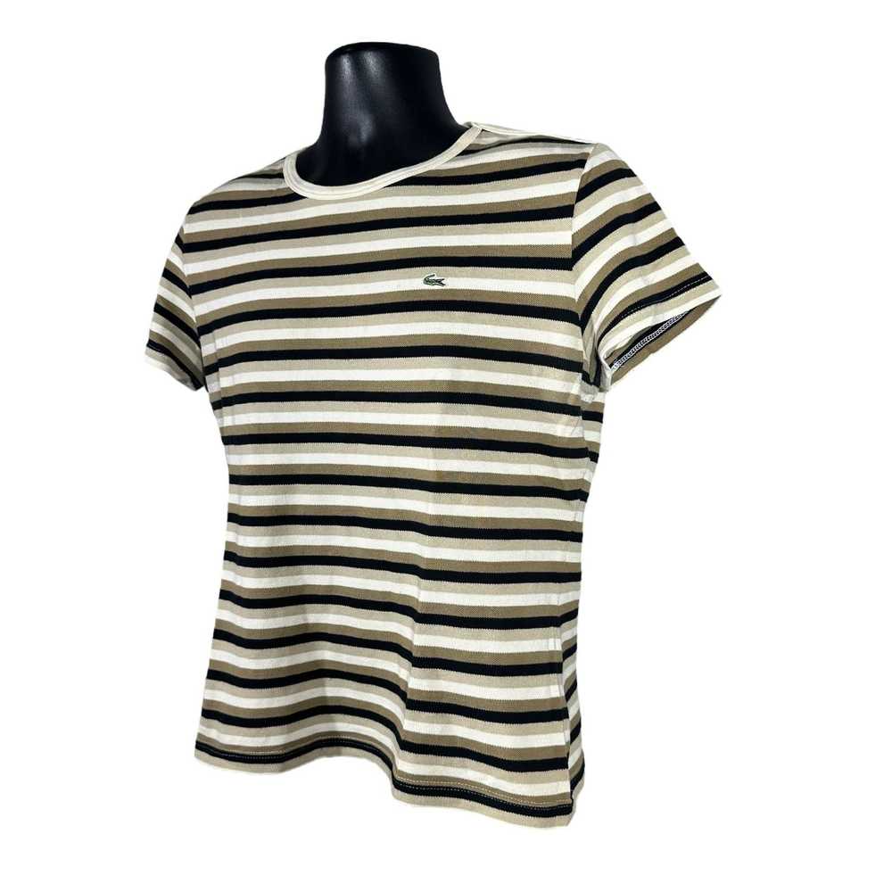 Lacoste Women's Lacoste Striped Cotton T-Shirt - image 4