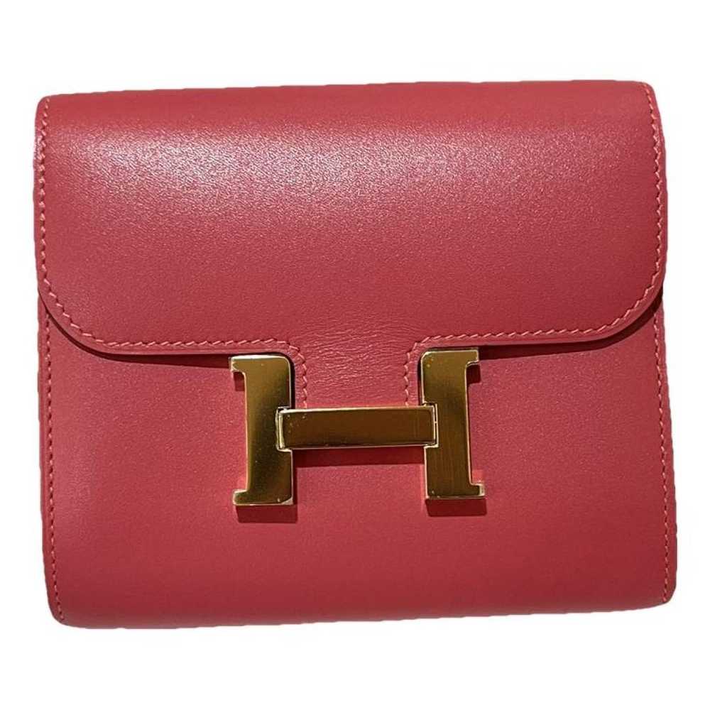 Hermès Constance Slim leather wallet - image 1