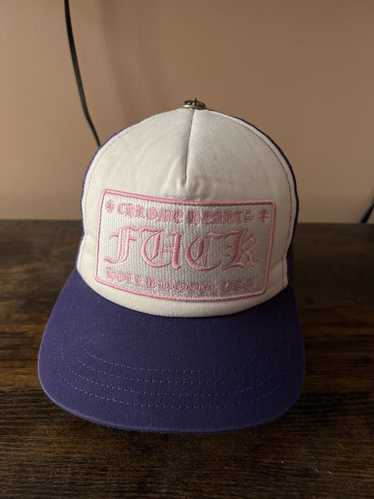 Chrome Hearts Chrome Hearts “FUCK” Trucker Purple/