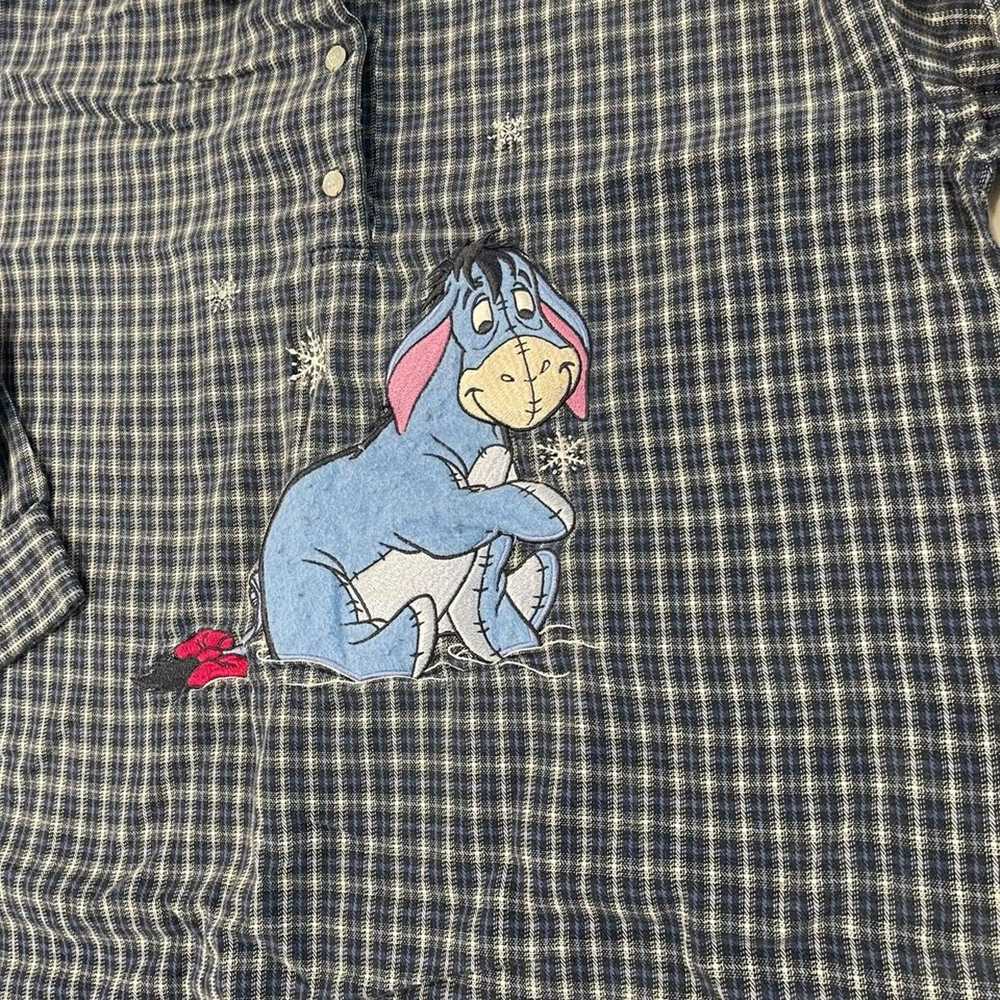 Disney Disney Eeyore Winnie The Pooh Flannel Slee… - image 2