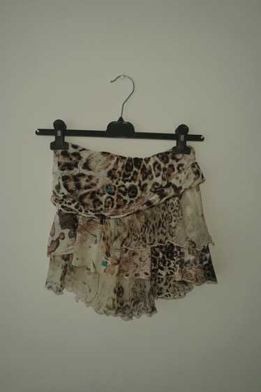 Liu-Jo Liu•Jo silk blend animal-print mini skirt s