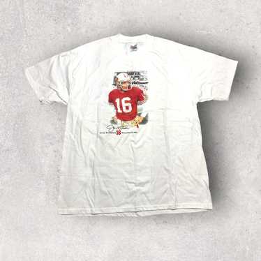 Hanes × NFL × Vintage Vintage Joe Montana tee - image 1