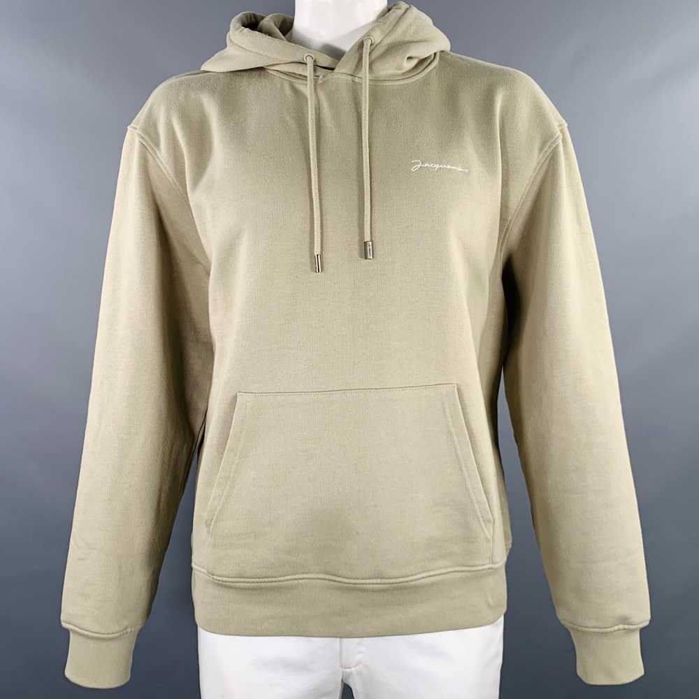 Jacquemus Sage Green Cotton Logo Hoodie Sweatshirt - image 3