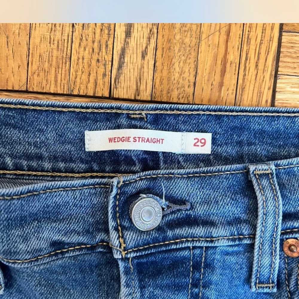 Levi’s wedgie straight jeans - image 3