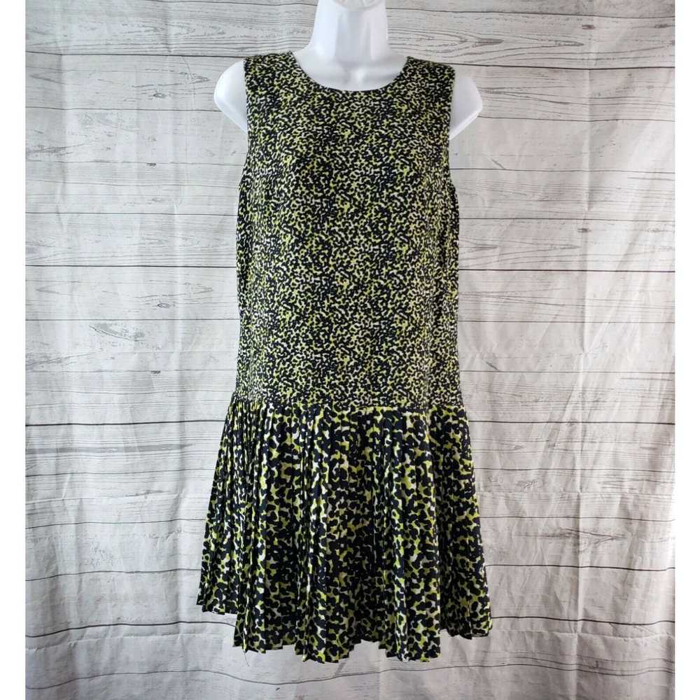 Loft Ann Taylor LOFT Womens Printed Dress Sz 4 Gr… - image 1