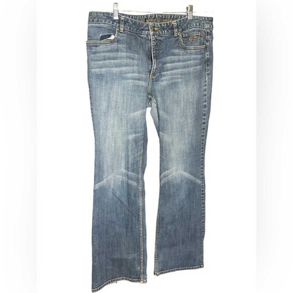 Harley Davidson Vintage Women’s Bootcut Motor Clo… - image 1