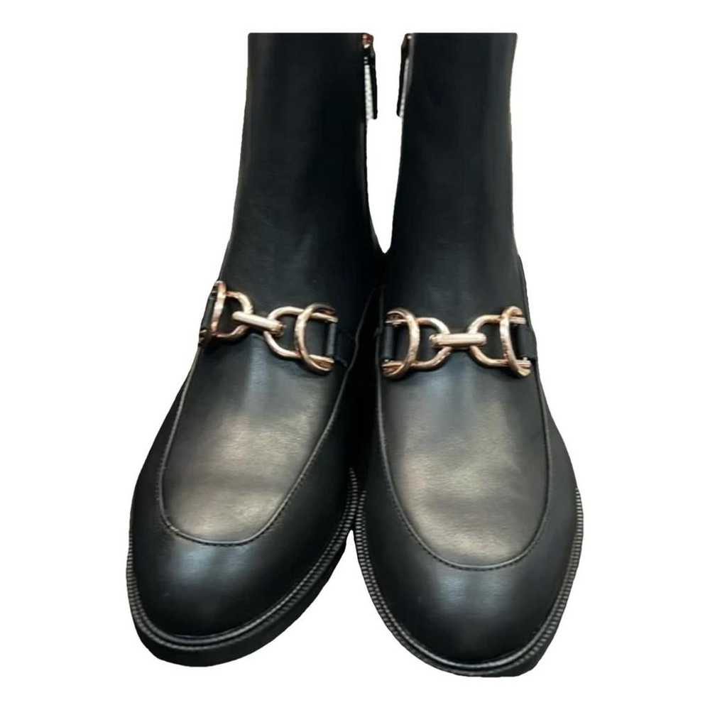 Maud Frizon Leather biker boots - image 1