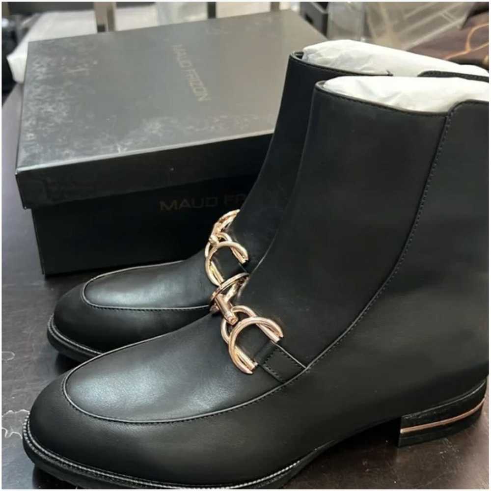 Maud Frizon Leather biker boots - image 7