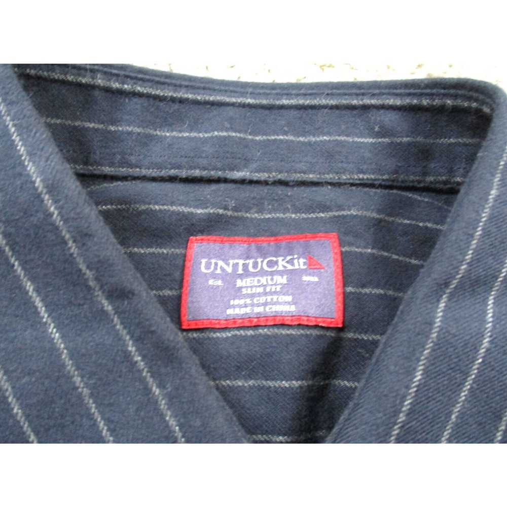 UNTUCKit UNTUCKit Shirt Mens Medium Black Button … - image 3