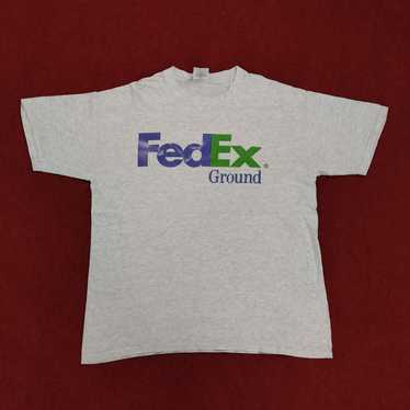 America × Jerzees × Vintage FedEx Ground American… - image 1