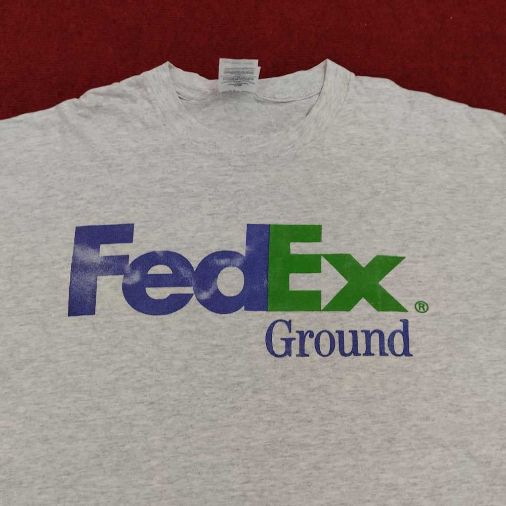 America × Jerzees × Vintage FedEx Ground American… - image 3