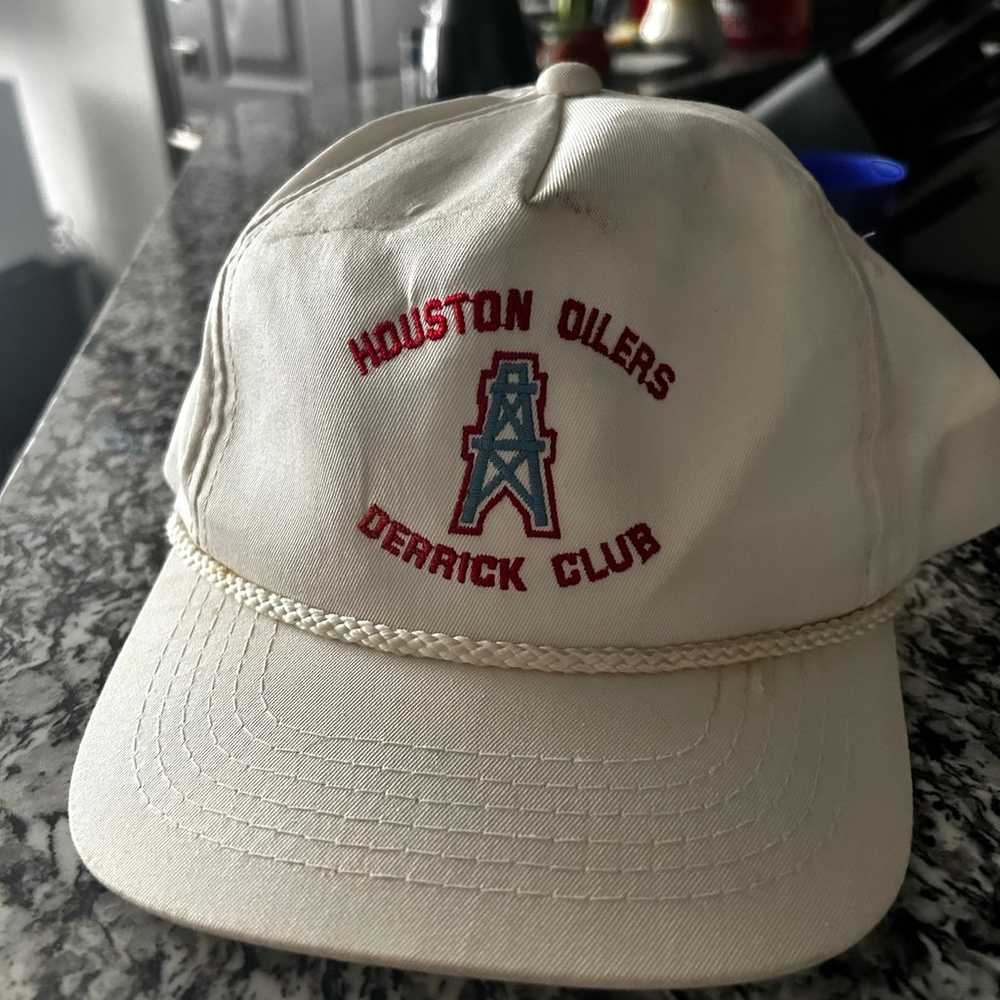 VINTAGE HOUSTON OILERS SNAPBACK - image 1