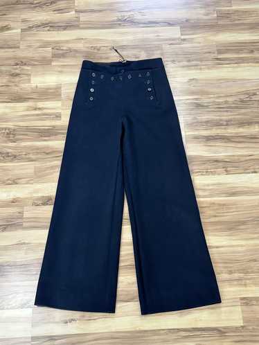 Vintage Vintage Navy Wool Sailor Pants