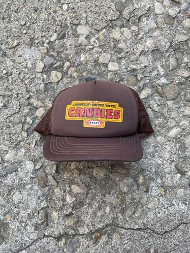 Trucker Hat × Vintage VTG 1990's Kraft Candies Tr… - image 1