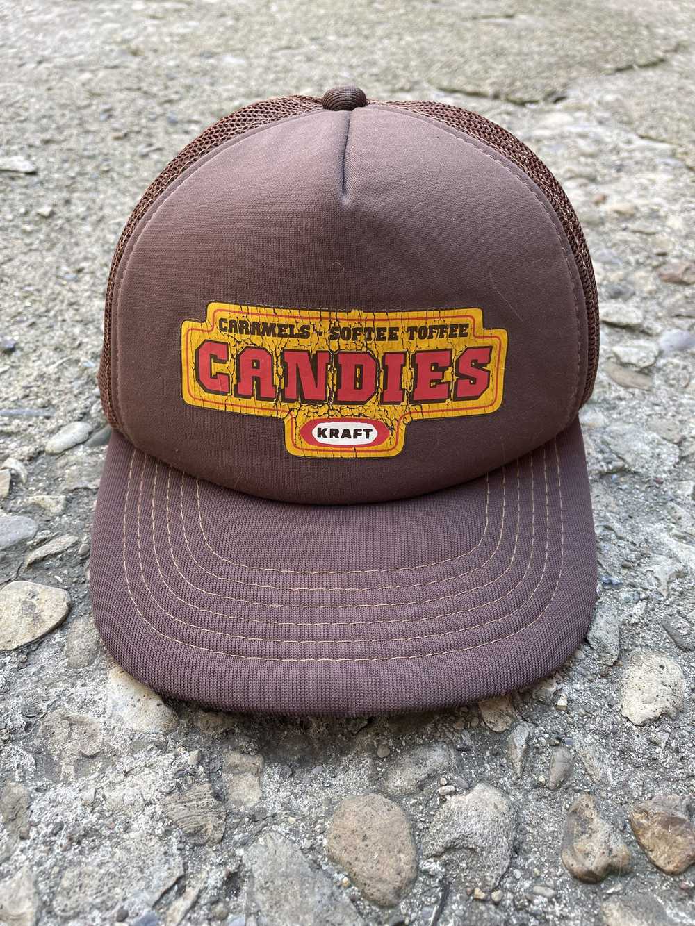 Trucker Hat × Vintage VTG 1990's Kraft Candies Tr… - image 2