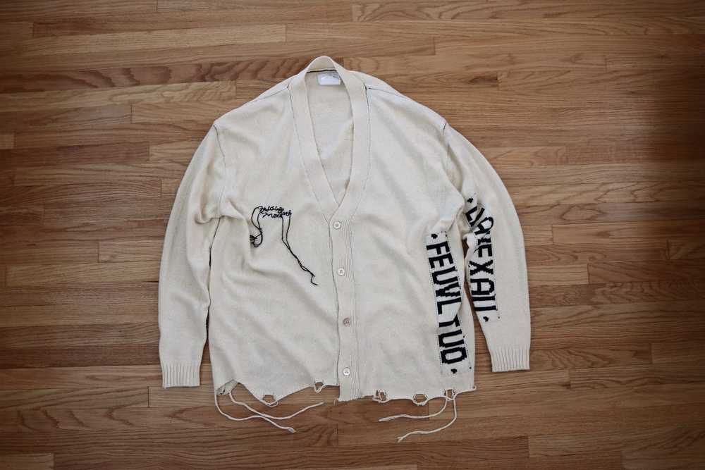 Doublet Doublet SS21 Hidden Message Cardigan - image 1