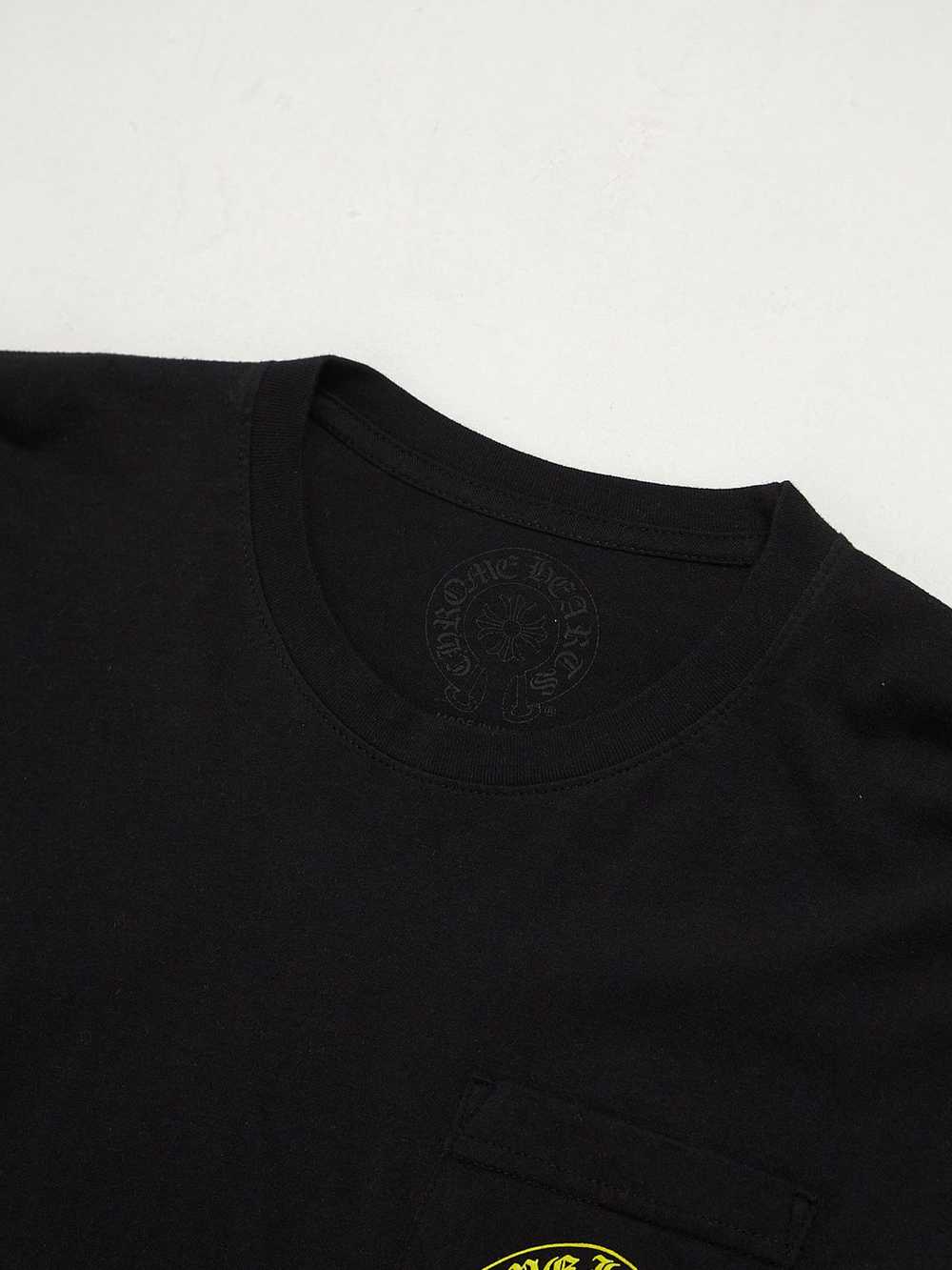 Chrome Hearts Black Yellow Classic Logo Longsleeve - image 3