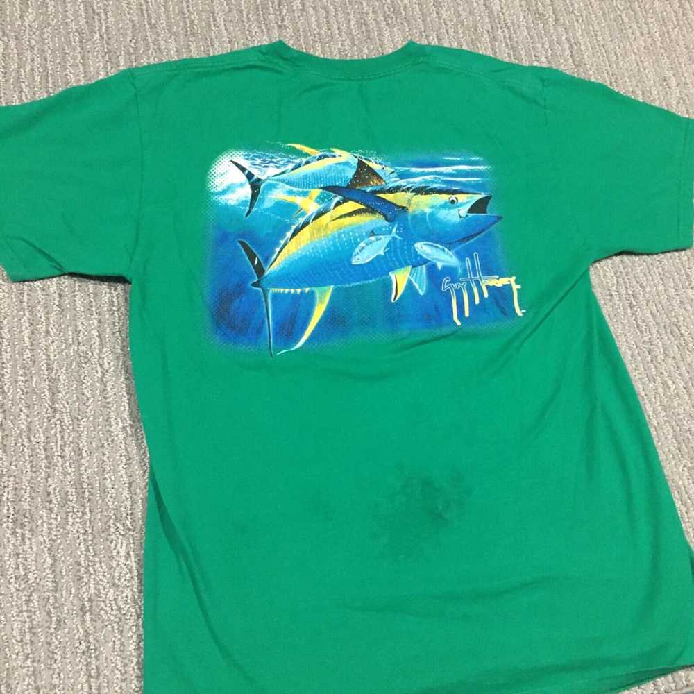 Guy Harvey Guy Harvey Shirt Mens Medium Green Fis… - image 2