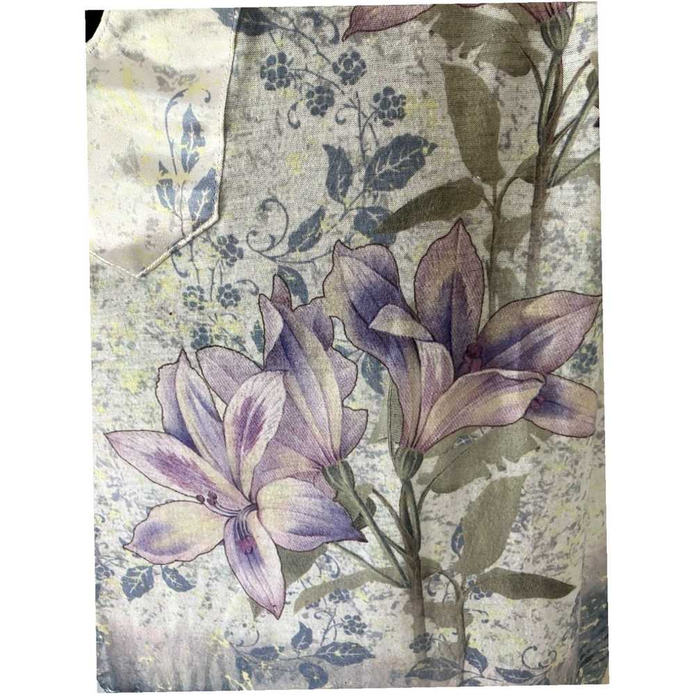 Vintage Beautiful Spring Floral Flowers Pattern W… - image 4