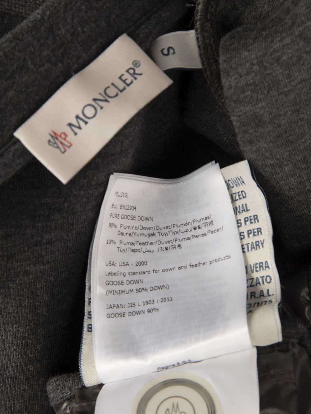 Moncler Grey Hooded Zip Maglia Cardigan - image 6