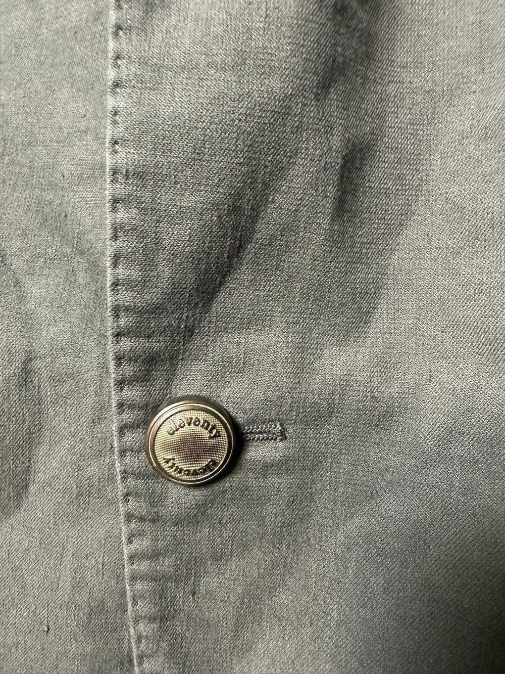 Eleventy Eleventy Cotton Blazer Metal Buttons - image 3