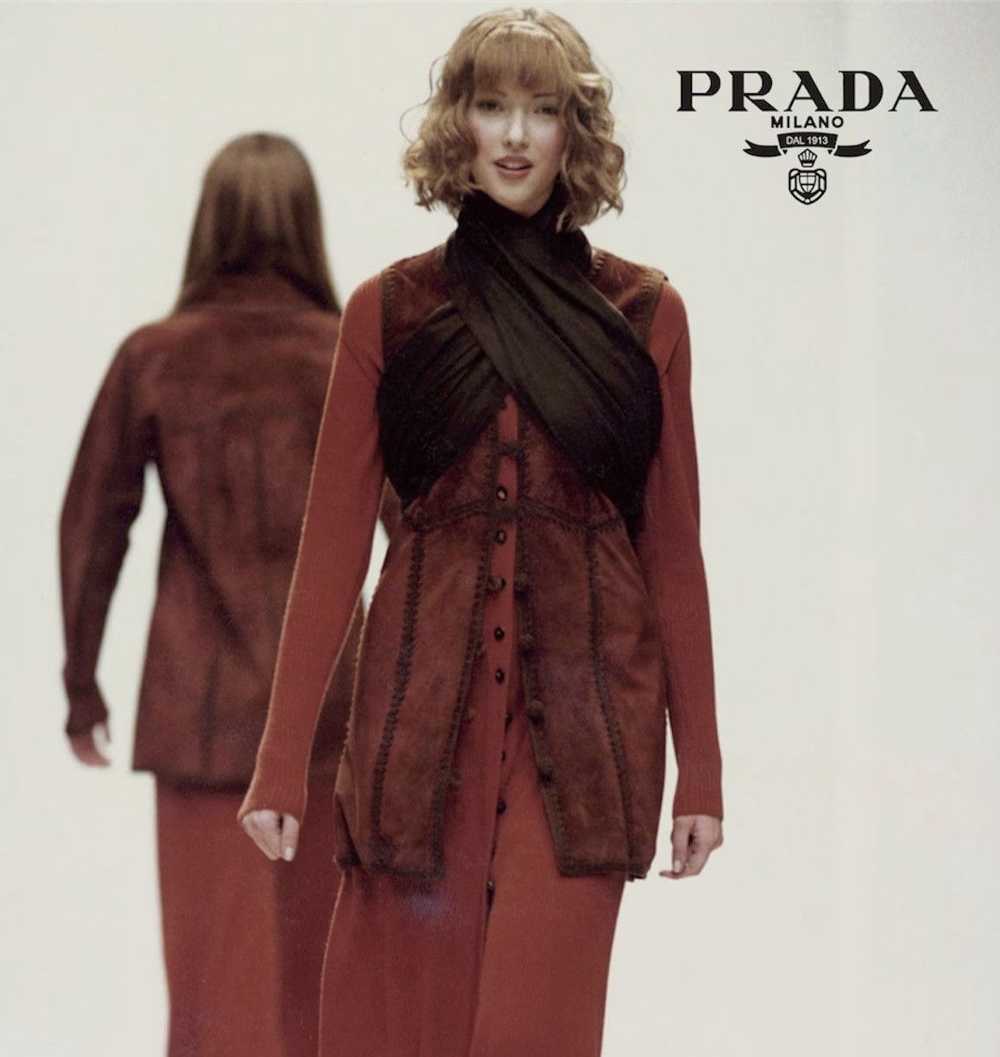 Prada × Streetwear × Vintage PRADA FW1993 Suede R… - image 11