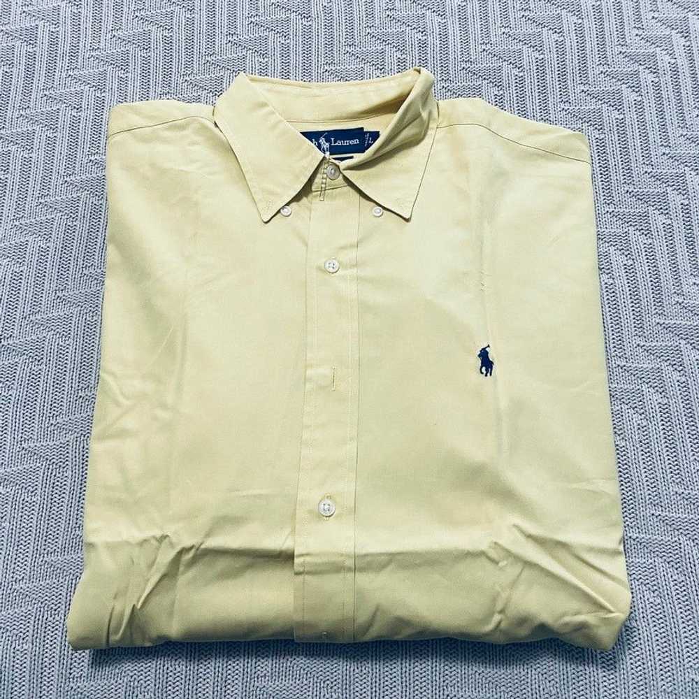 Ralph Lauren Ralph Lauren yellow Blake fit button… - image 1