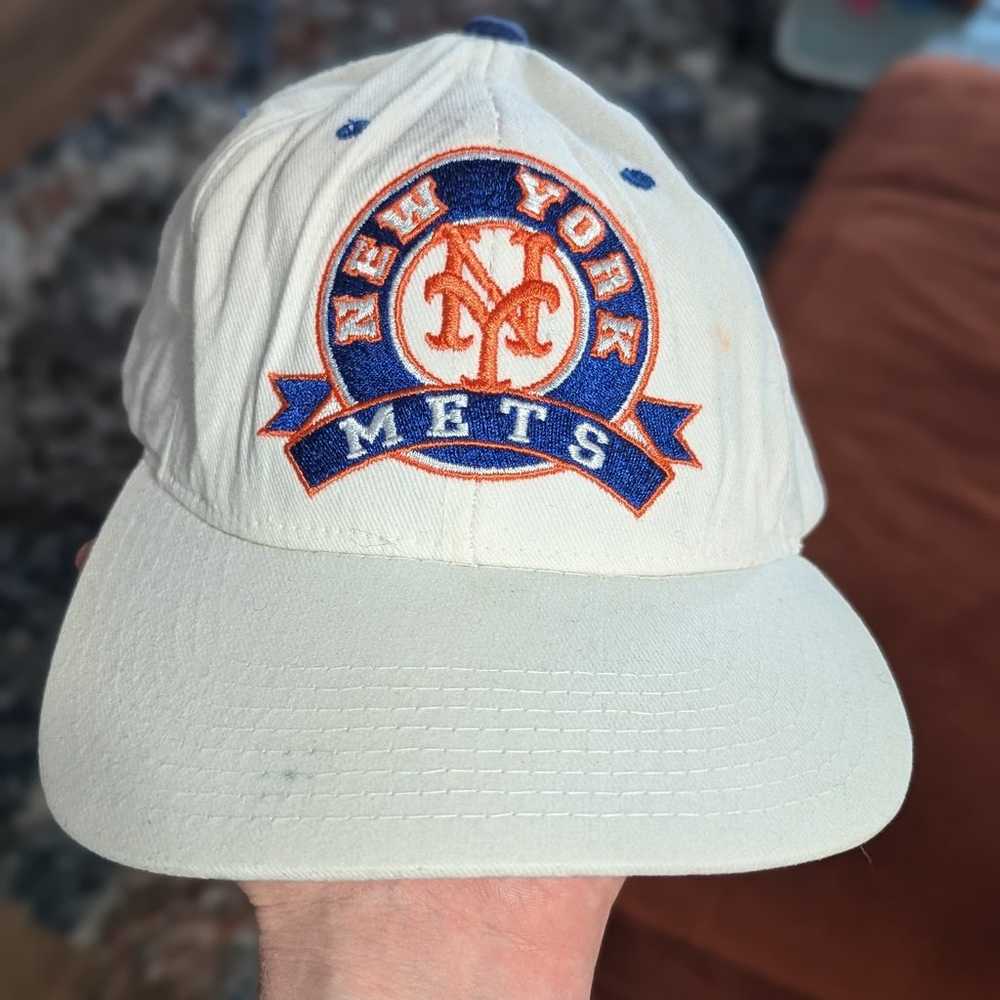 Vintage new York NY Mets starter snapback hat cap - image 1