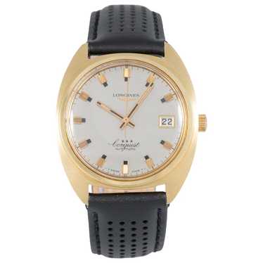 Longines Conquest yellow gold watch - image 1