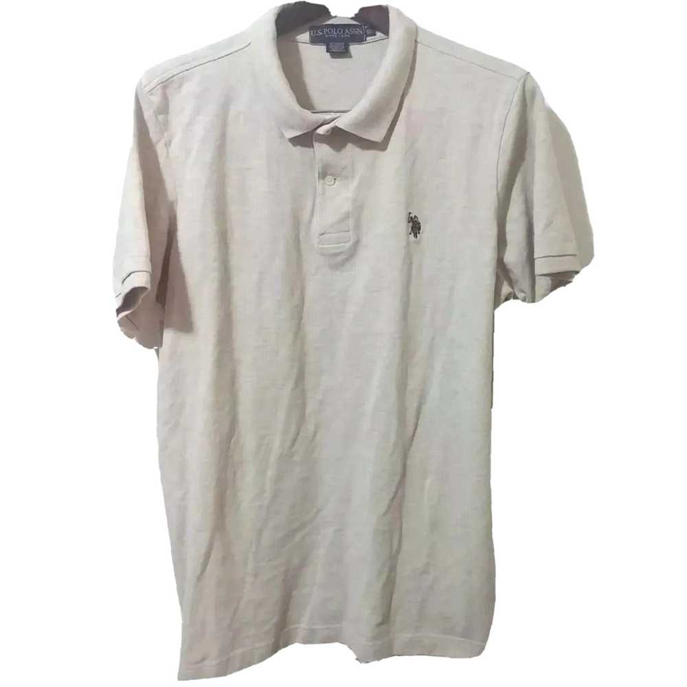 Vintage Mens Tan Short Sleeve Casual Brown Horse … - image 1