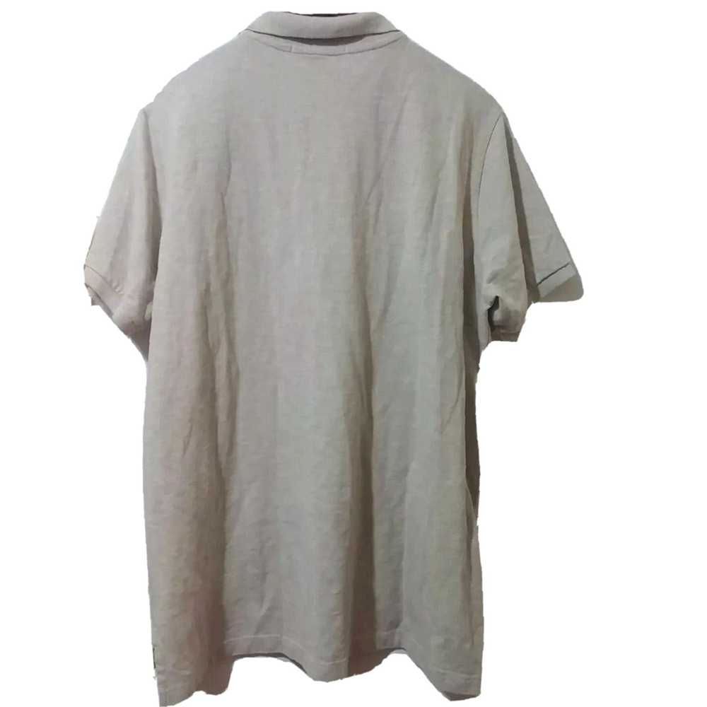 Vintage Mens Tan Short Sleeve Casual Brown Horse … - image 2