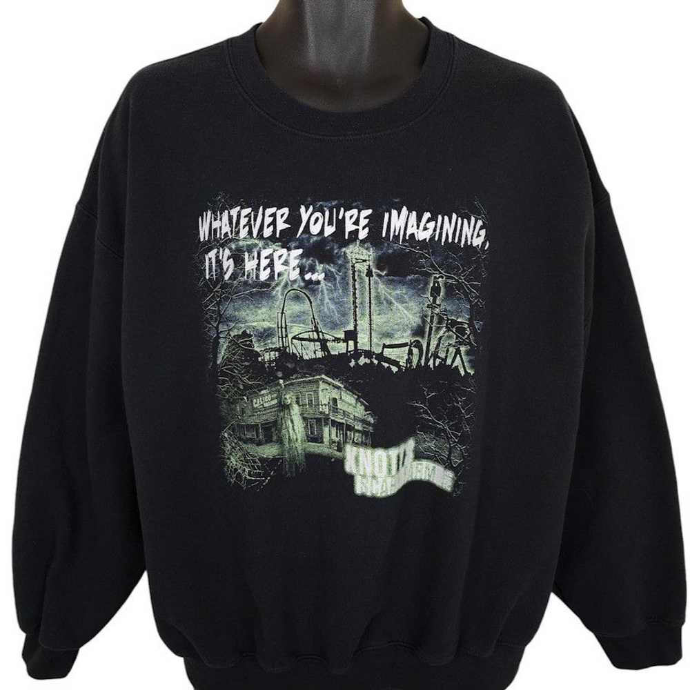 Gildan Knotts Scary Farm Sweatshirt Mens Size XL … - image 1