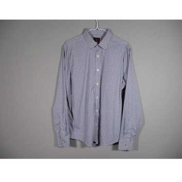 UNTUCKit UNTUCKit Shirt Mens Large White Blue Pin… - image 1