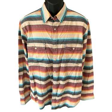 AriZona Arizona Jean Shirt Men's XL Button Up Fla… - image 1