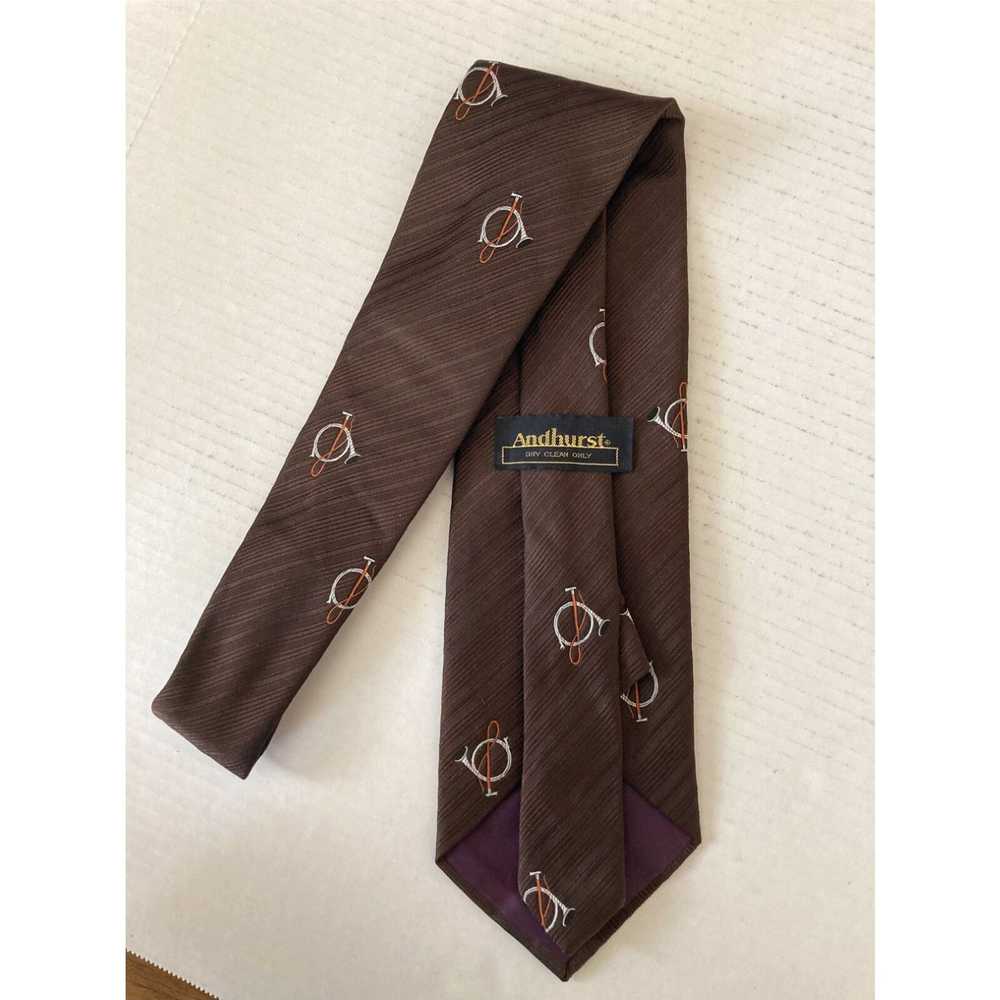 Vintage Andhurst Vintage Men's Necktie Tie Polyes… - image 4