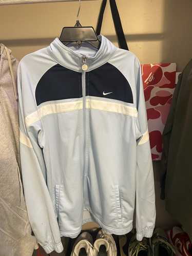 Nike Light blue nike lightweight zip up sweatshirt