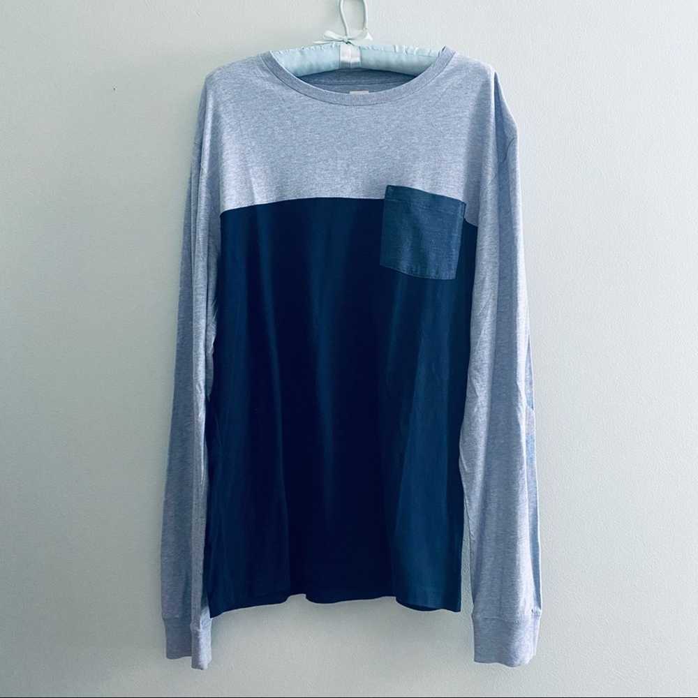 J.Crew J Crew blue long sleeve tee - image 2