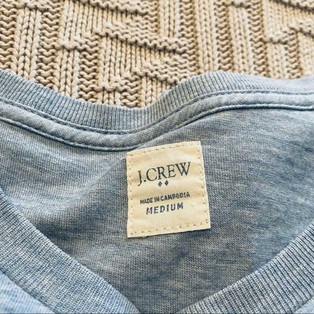 J.Crew J Crew blue long sleeve tee - image 4