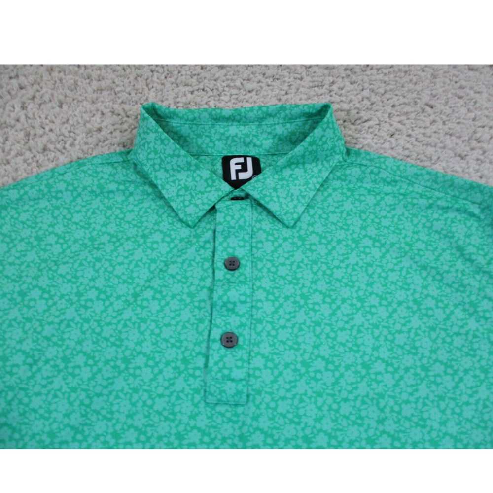 Footjoy FootJoy Shirt Mens Extra Large Green Polo… - image 3