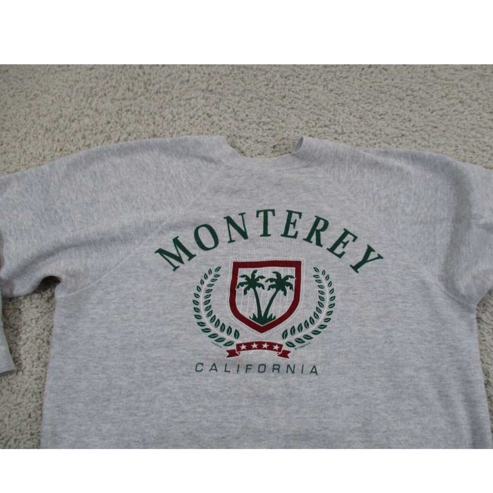 Tultex Vintage Monterey Sweater Mens Large Gray C… - image 2