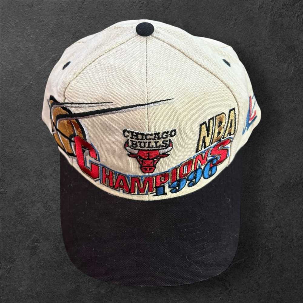 Vintage 1996 Chicago Bulls Logo Athletic Hat - image 1