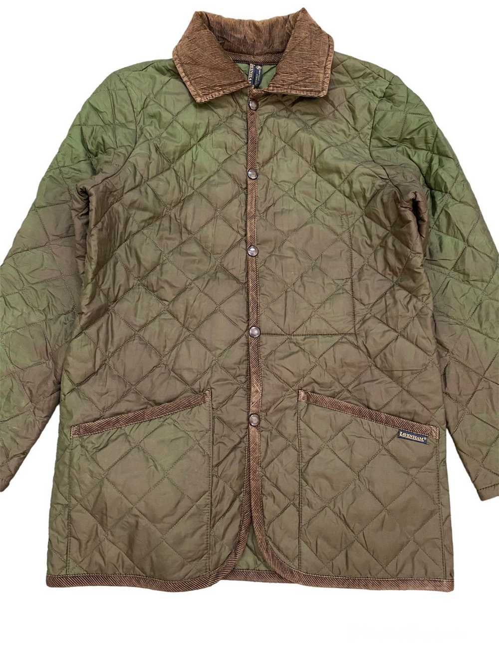 Lavenham Lavenham Army Green Quilted Jacket - image 3