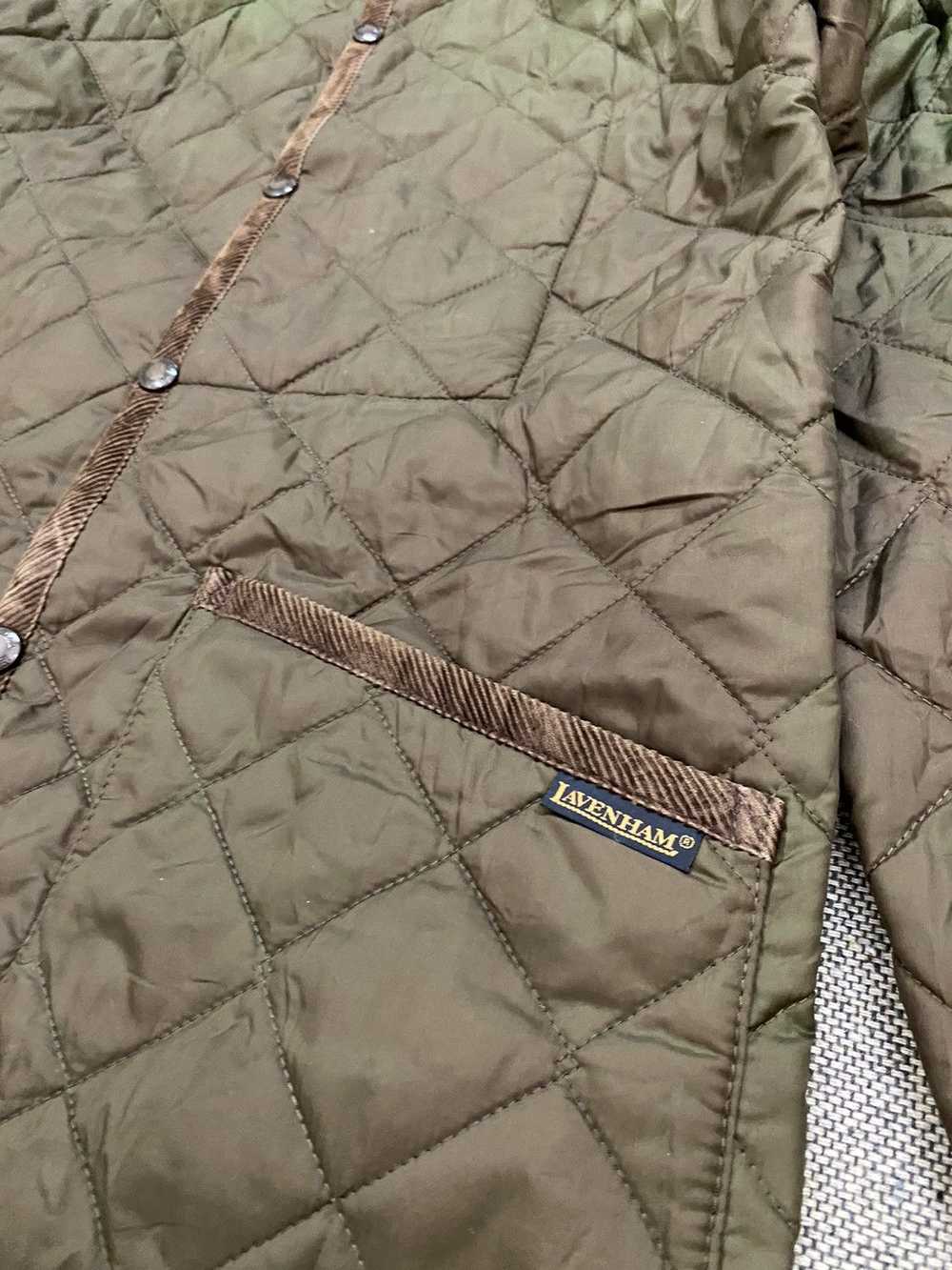 Lavenham Lavenham Army Green Quilted Jacket - image 5