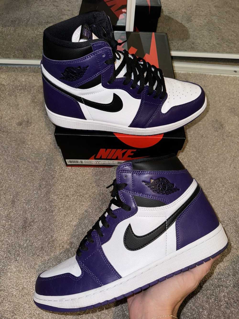 Nike Jordan 1 Retro Court Purple 2.0 (Size 11) - image 1