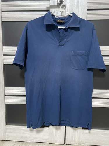 Loro Piana × Luxury Burnt Loro Piana Retro Polo Sh