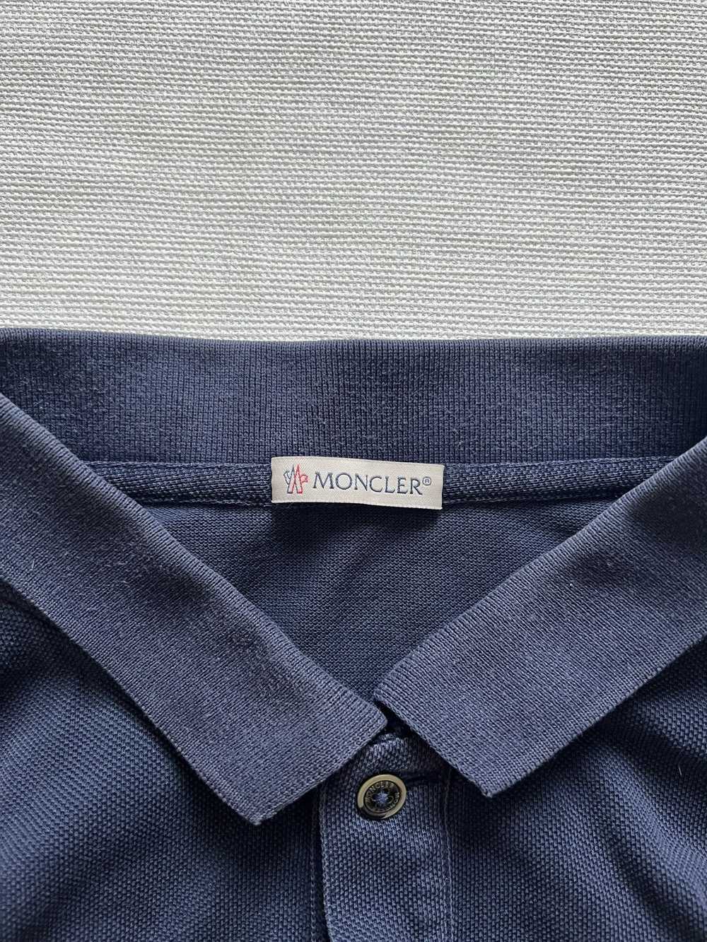 Moncler Very Rare Moncler Double Logo Polo T-Shirt - image 3