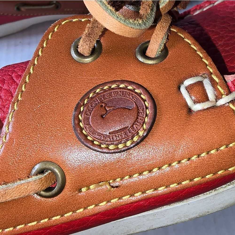 Dooney & Bourke Dooney & Bourke Red and Brown Lea… - image 2