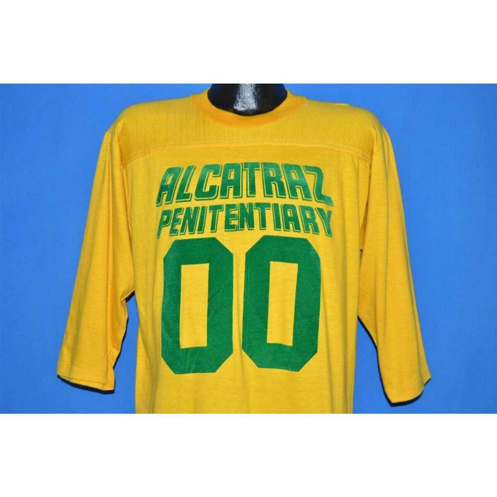 Vintage vintage 70s ALCATRAZ PENITENTIARY 00 YELL… - image 1