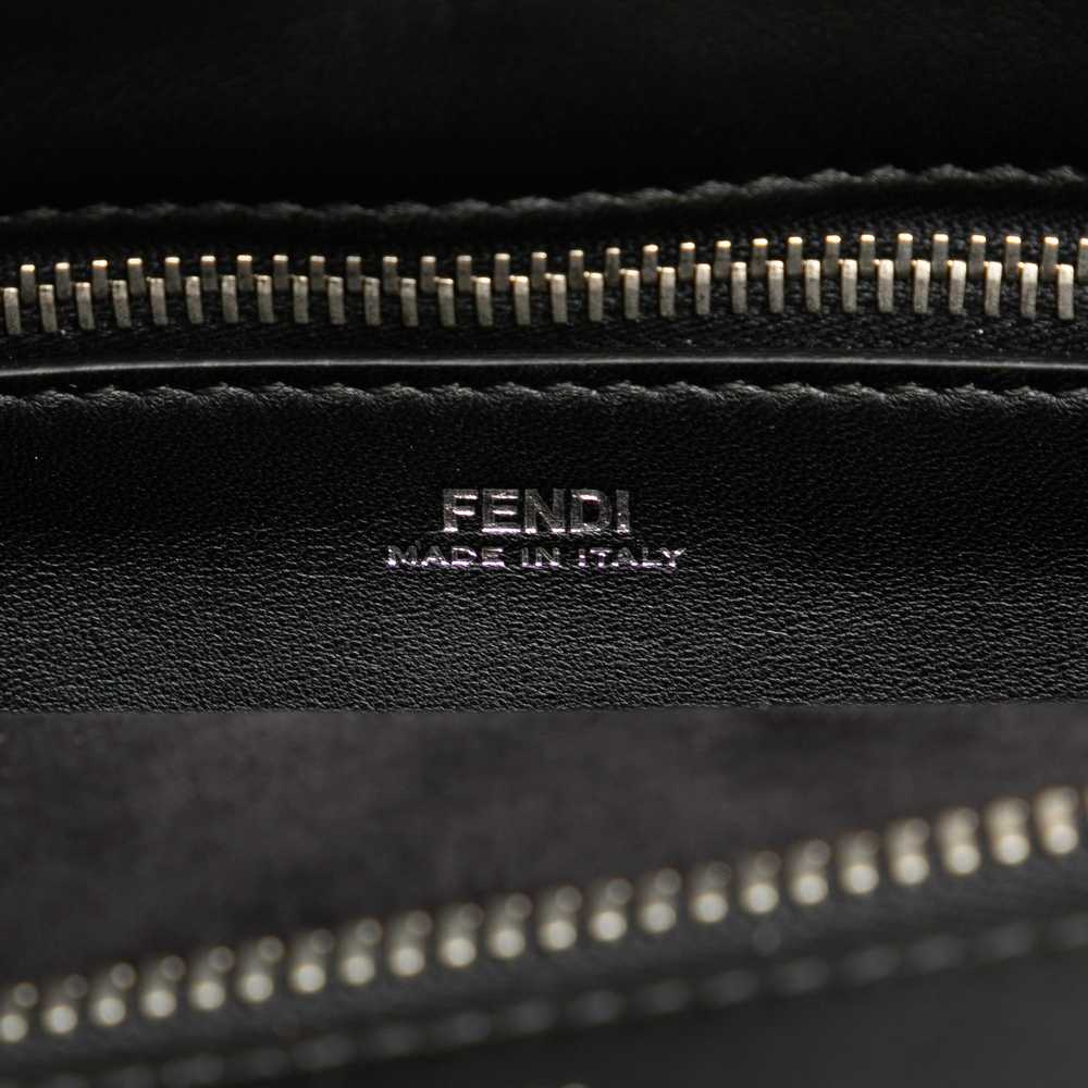 Black Fendi Small Dotcom Click Leather Satchel - image 7