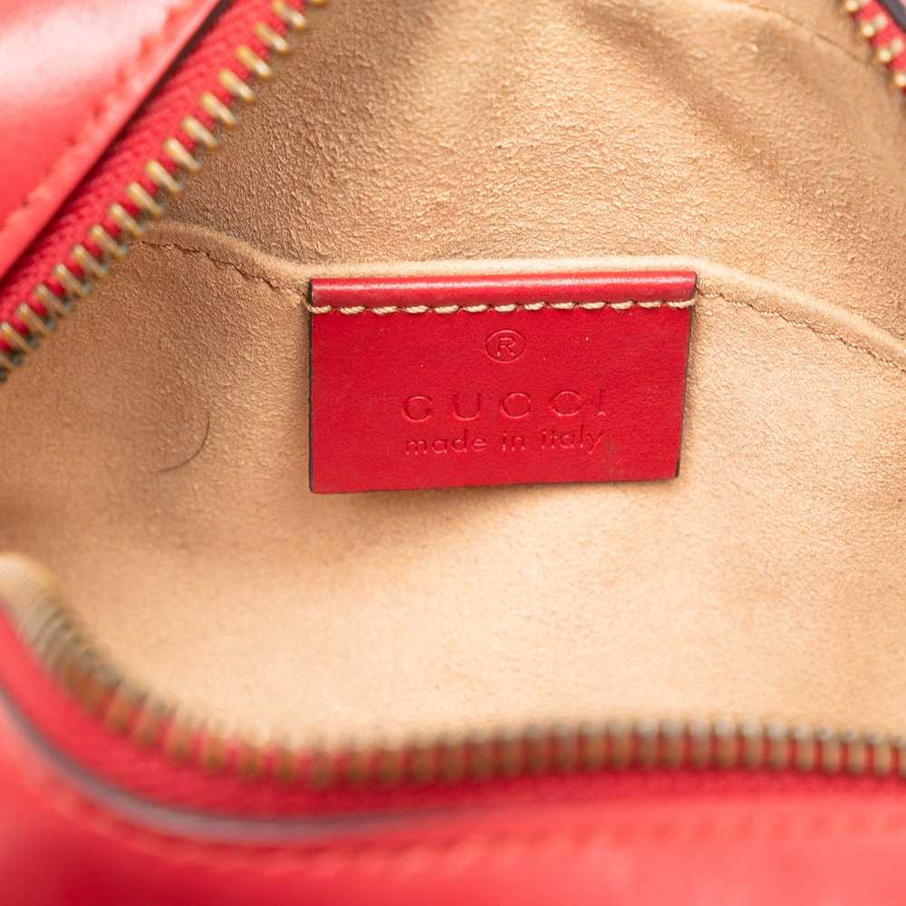 Red Gucci Mini GG Marmont Matelasse Crossbody - image 5